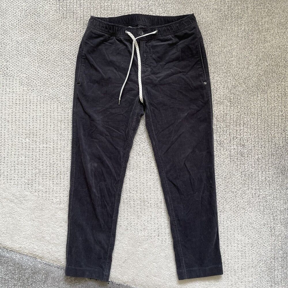 Vuori Medium Gray Corduroy Climber Pants Drawstring